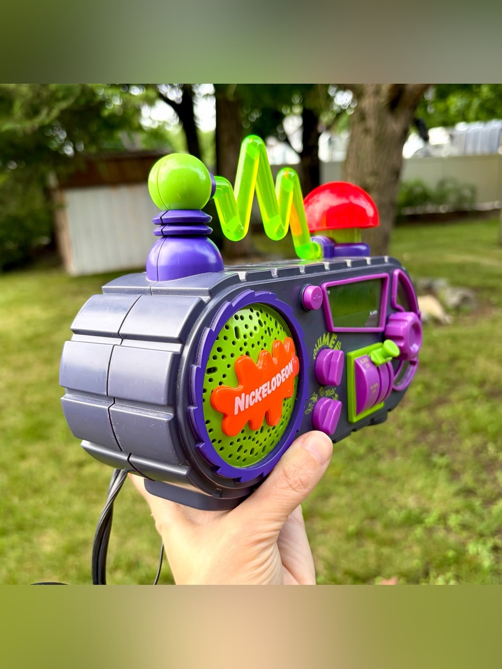 Vintage Nickelodeon Time Blaster Radio/Alarm Clock - Picture 7 of 12